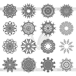 Set of Mandala - vector image