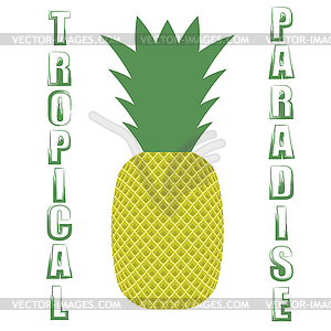 Pineapple Icon - vector clipart