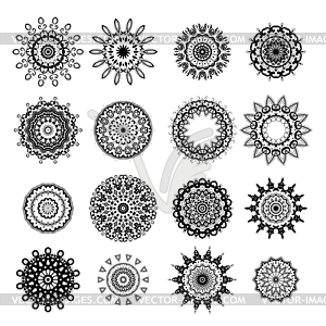 Set of Mandala - vector image