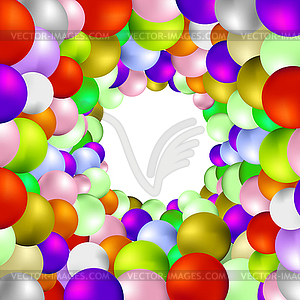 Set of Colorful Spheres - vector clipart