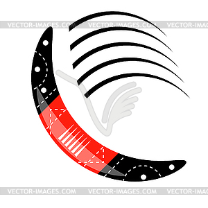 Australian Boomerang Icon - vector image