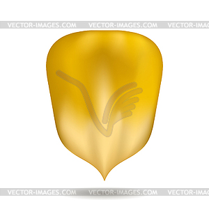 Ripe Yellow Corn Seed - vector clip art