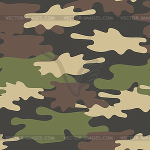 Camouflage Seamless Pattern. Military Repeat Army - vector clip art