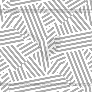 Striped Background. Seamless Line Pattern - white & black vector clipart