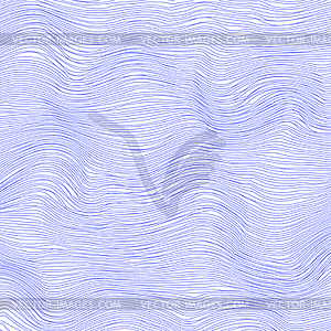 Wave Stripe Background. Grunge Line Pattern - vector clipart