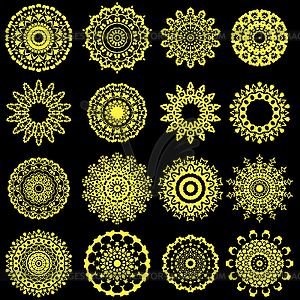 Ornamental Round Pattern. Oriental Geometric - vector clipart