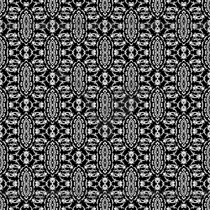 Grey Ornamental Seamless Pattern. Endless Texture. - vector image