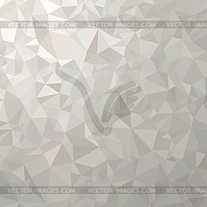 Grey Polygonal Background. Triangular Pattern. Low - vector clip art