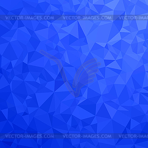 Blue Polygonal Background. Triangular Pattern. Low - vector image