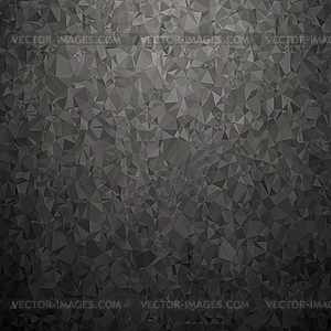 Grey Polygonal Background. Rumpled Triangular - white & black vector clipart