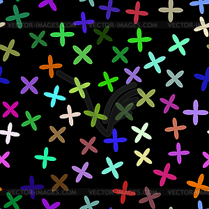 Colorful Flower Seamless Pattern - vector image