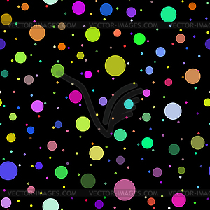 Набор цветных кругов - векторный графический клипарт