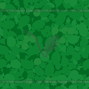 Green Circles Seamless Pattern - vector clipart