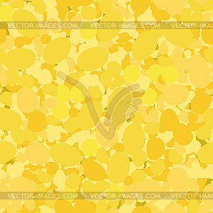 Yellow Circles Seamless Pattern. Mosaic Texture - vector image