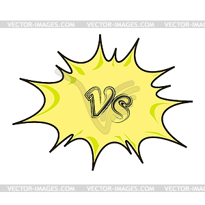 Concept of Confrontation, Together, Standoff, - vector clipart