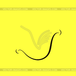 Cartoon Smile Logo - vector EPS clipart