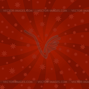 Red Cartoon Swirl Design. Vortex Starburst Spiral - stock vector clipart