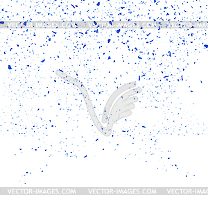 Blue Confetti Seamless Pattern. Set of Particles - vector image