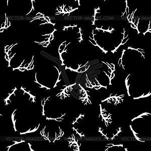 Различные цветочные рожки животных - изображение в векторе