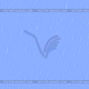 Seamless Rain Drops Pattern - vector image