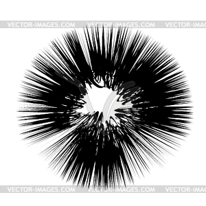 Explode Flash, Cartoon Explosion, Star Burst - vector clipart