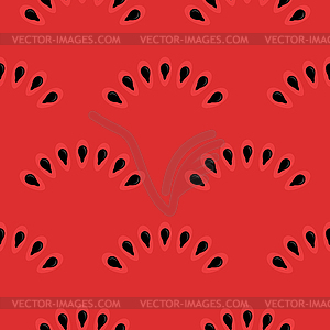 Fresh Sweet Natural Ripe Watermelon Seamless Pattern - vector EPS clipart