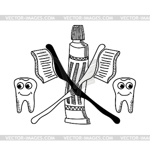 Doodle Medical Icon - stock vector clipart