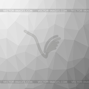 Grey Polygonal Background. Rumpled Triangular - vector image