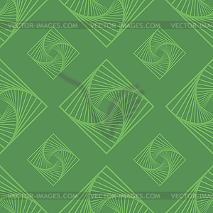 Green Square Seamless Pattern. Geometric Texture. - vector clipart