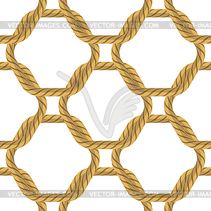 Rope Seamless Pattern Backround - vector clip art