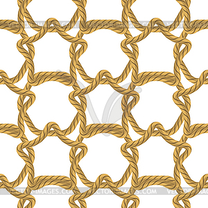 Rope Seamless Pattern - royalty-free vector clipart