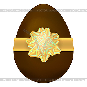 Sweet Chocolate Egg - vector clipart / vector image