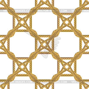 Rope Seamless Pattern. Rope Texture - color vector clipart