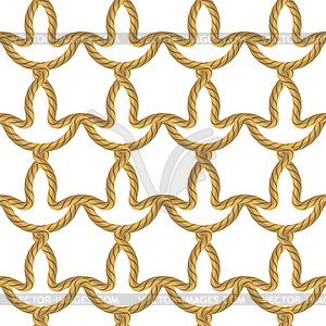 Rope Seamless Pattern - vector clipart