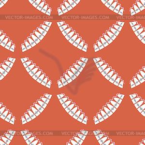 Medical Braces Teeth. Dental Care Seamless - vector clipart / vector image