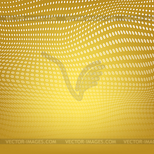 Polygonal Space. Low Poly Yellow Background with - vector clip art