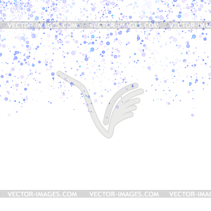 Blue Confetti Pattern - stock vector clipart