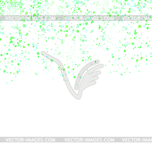 Green Confetti Pattern - vector clipart