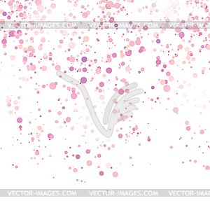 Pink Confetti Pattern - vector clipart
