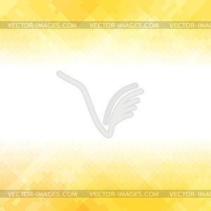 Yellow Polygonal Background. Rumpled Square Pattern - vector EPS clipart