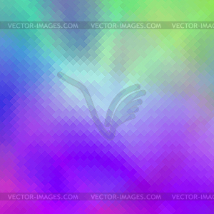 Colorful Polygonal Background. Rumpled Square - vector image