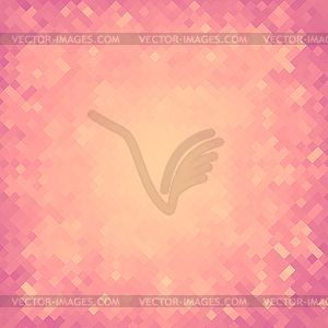 Pink Pixel Background. Pixelated Square Pattern. - vector image