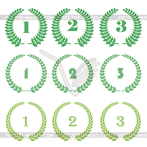 Award Icon. Placement in Sporting Competition - vector clipart