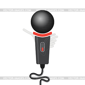 Retro Microphone Icon - vector clip art