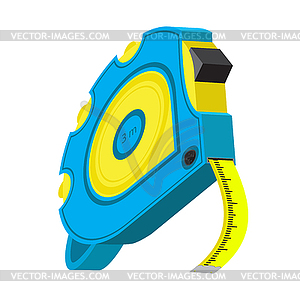 Hand Holding Roulette Construction Tool. Isometric - vector clipart / vector image