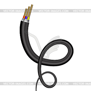 Коаксиальный цифровой кабель - изображение в формате EPS