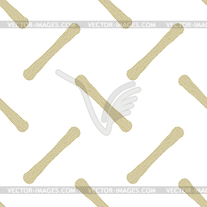 Different Ice Cream Stick Seamless Pattern - vector image