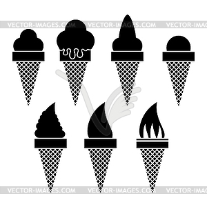 Sweet Ice Cream Icon - vector clipart