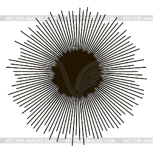 Explode Flash, Cartoon Explosion, Star Burst - vector clip art