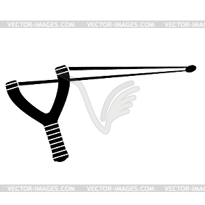 Slingshot Weapon Icon - vector clipart